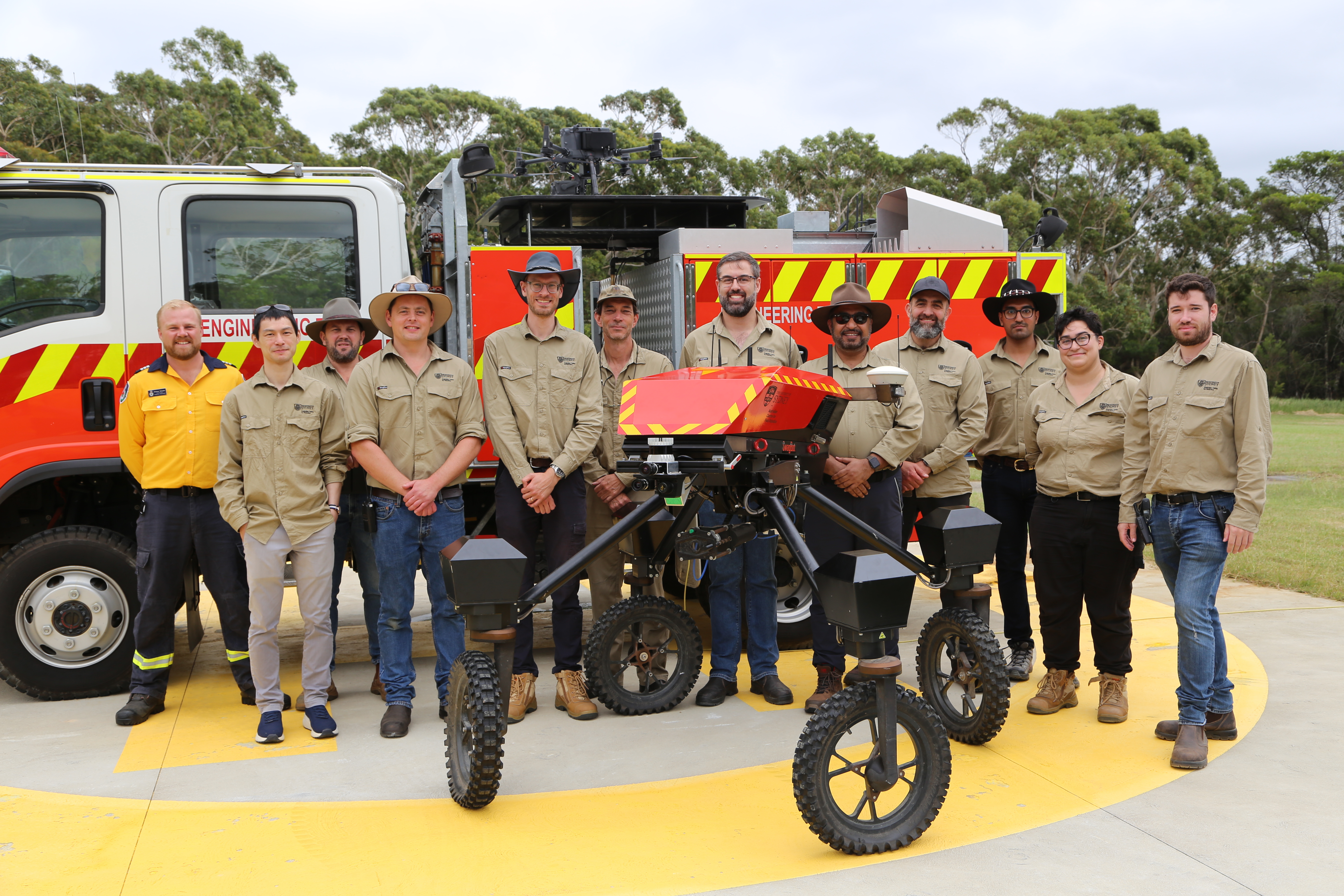 ACFR team with RFS after full system demonstration trial.